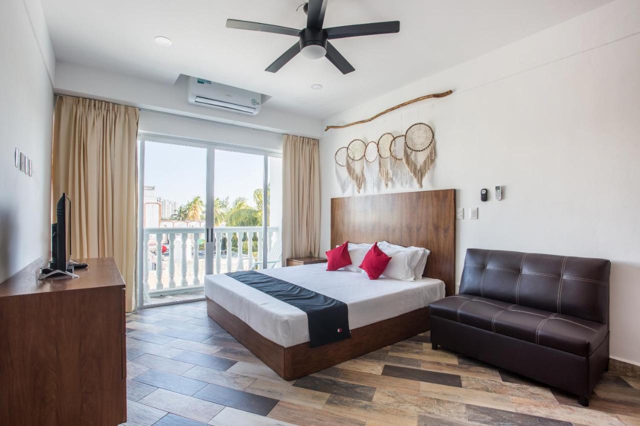Capital O Cancun Ocean View, Cancún Exterior foto A typical room at the hotel